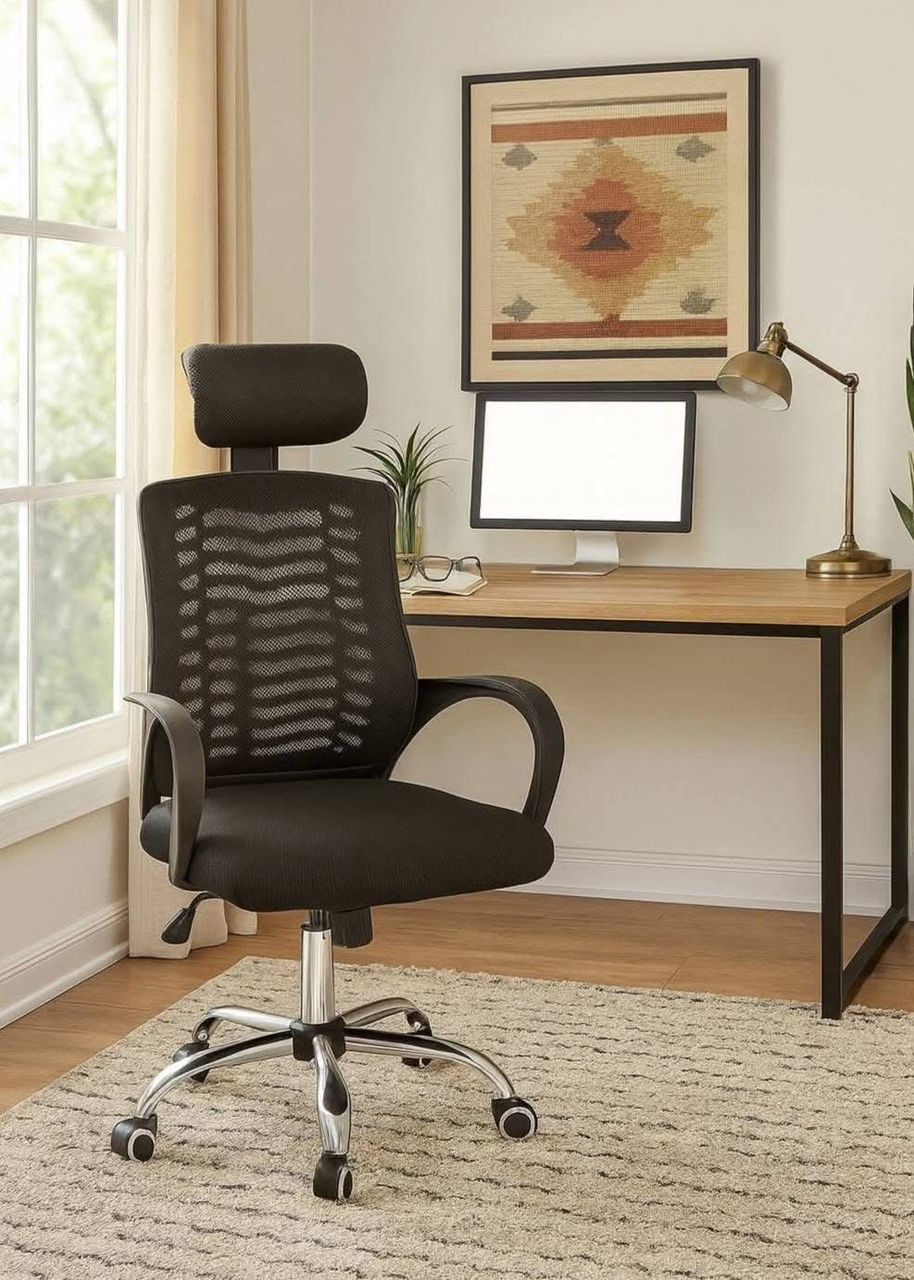 🪑 Chaise de Bureau Ergonomique à Dossier Respirant – Confort & Performance