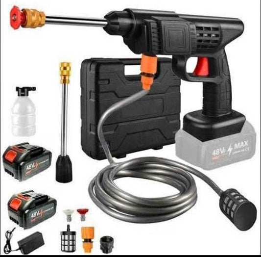 🚿 Nettoyeur Haute Pression Portable Sans Fil – Puissance et Liberté de Nettoyage !