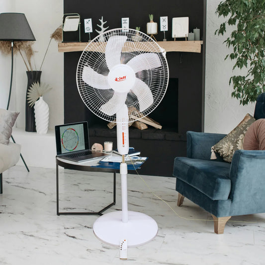 🌬️ Ventilateur télécommandé Sur Pied Ultra-Puissant – Silence, Confort & Performance